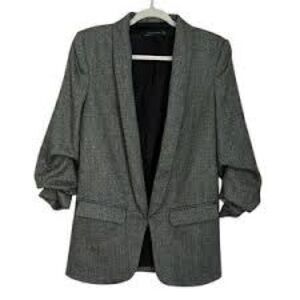 Zara Gray Women's Blazer Jacket